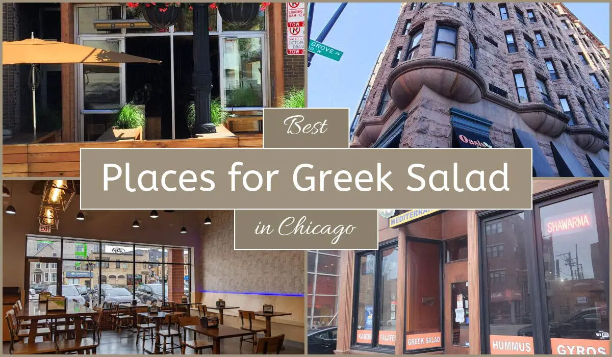 Best Places For Greek Salad In Chicago